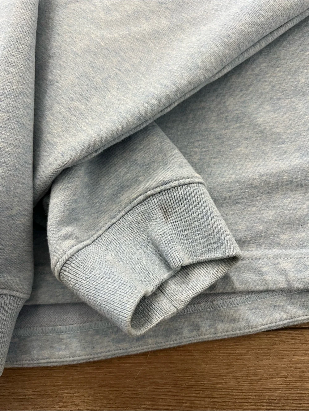 Nike Lab Women's Essentials Fleece Crew Sweatshirt (Blue) Medium